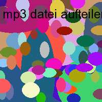 mp3 datei aufteilen